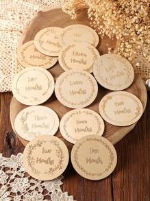 Đạo cụ chụp ảnh cho trẻ sơ sinh Lá thư - Màu be - Xem 6