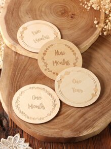 Đạo cụ chụp ảnh cho trẻ sơ sinh Lá thư - Màu be - Xem 5