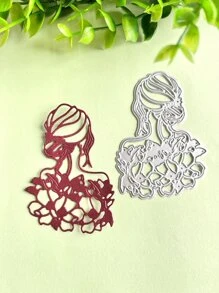 1 Thép Carbon Cắt Chết, Hiện Đại Hình Thiết Kế DIY Khắc Stencil Thủ Công Chết Cho Gia Đình - Bạc - Xem 1