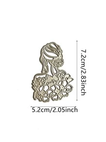 1 Thép Carbon Cắt Chết, Hiện Đại Hình Thiết Kế DIY Khắc Stencil Thủ Công Chết Cho Gia Đình - Bạc - Xem 2