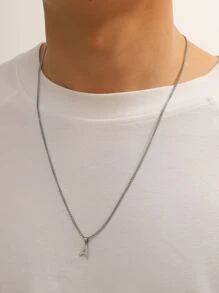 Mặt dây chuyền chữ cái - Bạc - Xem 2