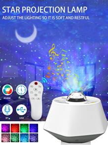 1 pieza Proyector galaxia galaxia proyección moderno de plástico control de aplicaciones para casa - Multicolor - Ver 1