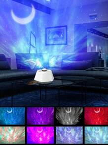 1 pieza Proyector galaxia galaxia proyección moderno de plástico control de aplicaciones para casa - Multicolor - Ver 2