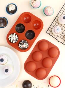 SHEIN Basic living 1 pieza Molde de hornear de silicona - Rojo - Ver 2