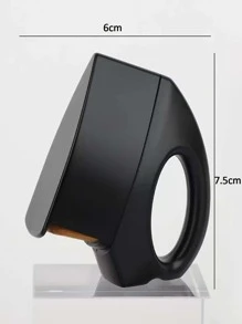 1支粉底刷，适用于晕染液体、膏状或粉状化妆品，可用于化妆、家居装饰、梳妆台、旅行、卧室等场合，是化妆配件的理想之选。这款粉底刷是送礼佳品，尤其适合作为圣诞礼物。 - 黑色 - 查看 6