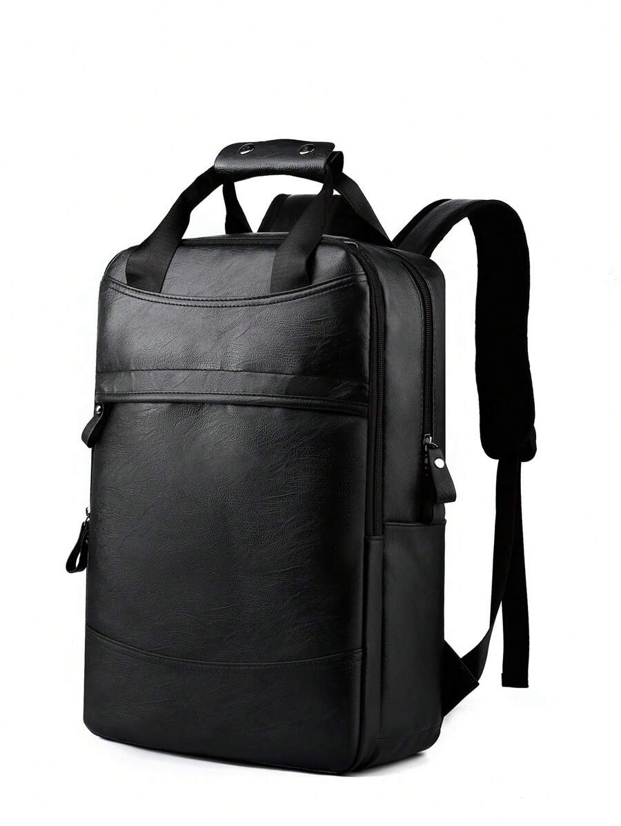 กระเป๋าเป้อเนกประสงค์ ปานกลาง สีพื้น - สีดำ - ดู 1