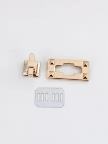 2入組DIY金屬鎖包殼套扣飾扣適用於手提包單肩包錢包配件包鎖