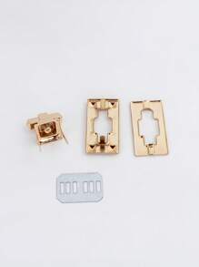 2入組DIY金屬鎖包殼套扣飾扣適用於手提包單肩包錢包配件包鎖