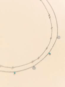 2 cái/bộ Dây chuyền vòng eo quyến rũ - Bạc - Xem 3