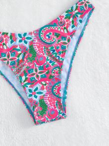 Bộ bikini có gọng in hoa mùa hè - Nhiều màu - Xem 5