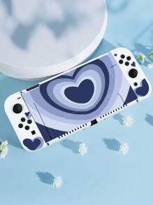Valentine's Day Love Protective Case Compatible With Switch,Can Be Installed In The Dock Without Removing The Protective Case