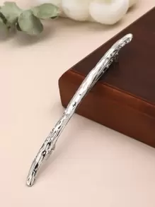 Simplistic Metal Spring Clip For The Back Of The Head Casual Tiaras Hair Clips,Hair Accessories,Hair Barrettes, School Stuff - Gold - View 1