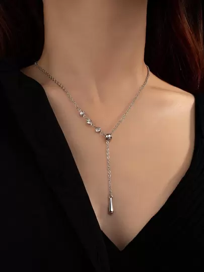 珠子裝飾Y字項鍊