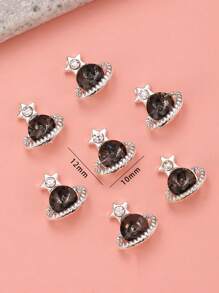 10入組星球形狀美甲飾品 - 彩色 - 查看 3