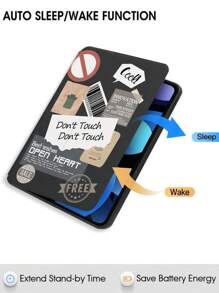 Vỏ đồ họa chữ tương thích với iPad - Nhiều màu - Xem 4