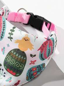 Phụ kiện khăn lau nước dãi Love Bone bằng polyester có thể điều chỉnh được dành cho chó và mèo cưng nhỏ (Nơ ngẫu nhiên) - Nhiều màu - Xem 5