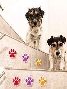 500pcs Cartoon Paw Print Reward Stickers - Multicolor - View 4