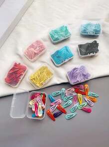 50入組隨機色寵物髮夾適用於狗狗和貓適用於裝飾用品 - 彩色 - 查看 3