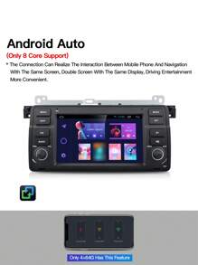 1pc Điều hướng ô tô 7 inch Tương thích với BMW E39 - màu đen - Xem 6