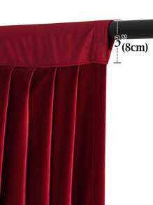 1入組流蘇裝飾窗幔歐式滌綸短窗簾用於家居裝飾 - 彩色 - 查看 5