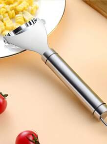 1pc Stainless Steel Corn Stripping Tool, Iron Alloy Corn Peeler, For Kitchen