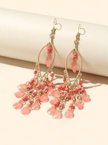 أقراط متدلية خرز شرابة