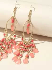 أقراط متدلية خرز شرابة