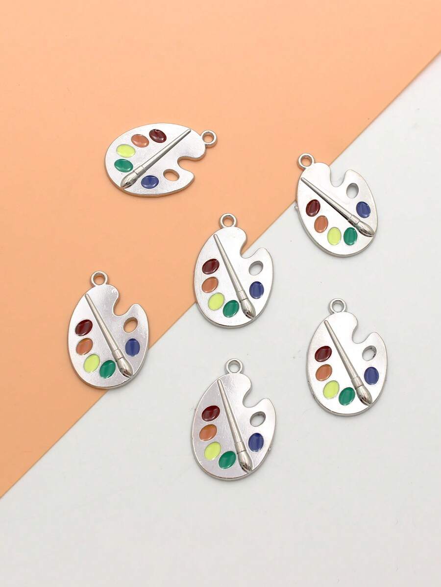 6入組/套調色板DIY吊墜 - 彩色 - 查看 1