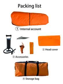 1入組字母圖案野營帳篷