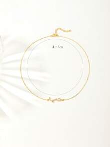 Collar zirconia cúbica - Amarillo Oro - Ver 4