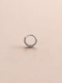 Cubic Zirconia Decor Nose Ring