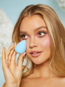 SHEIN X Care Bears 4pcs/Set Makeup Sponge Set,Cheer Bear, Grumpy Bear,Good Luck Bear,Share Bear - Multicolor - View 4