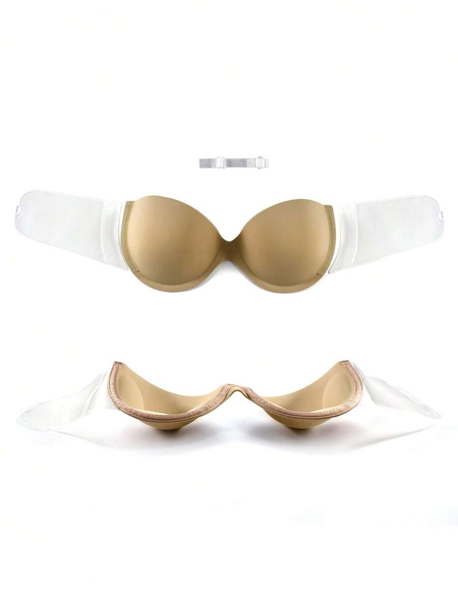 Solid Self Adhesive Strapless Bra SHEIN USA