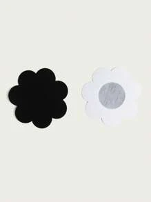 Multicolor Women's Self Adhesive Nipple Covers Non-Woven Fabric Invisible Petals For Casual Comfy Wear - Multicolor - View 2
