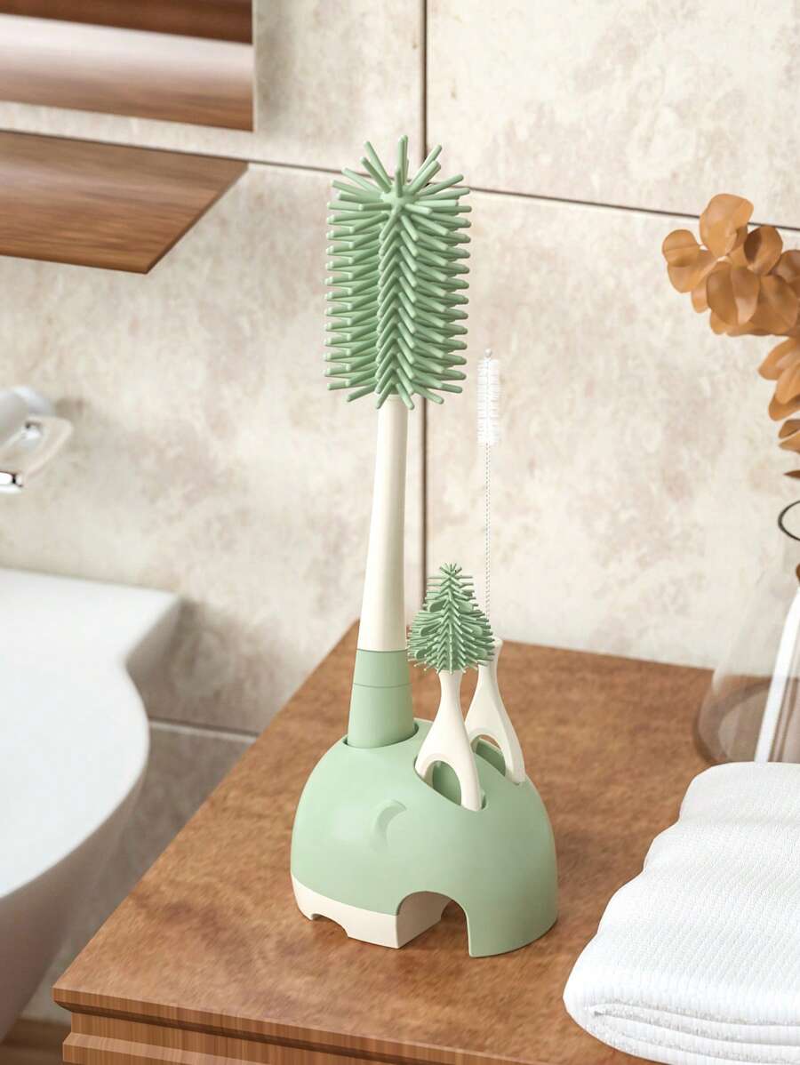 4pcs Baby Silicone Milk Bottle Brush