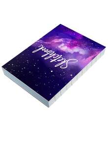 2 件素描本，8.3 英寸 X 5.9 英寸素描本，耐用素描本，适合专业儿童、成人、艺术家和业余爱好者，68 磅/110 GSM，100 张，与钢笔、铅笔、素描棒一起使用 - 彩色 - 查看 3