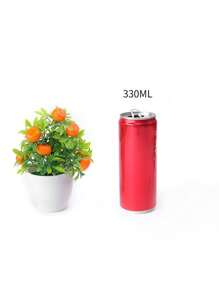 1盆小型橙色盆栽,適合聖誕/新年裝飾,家居氛圍營造,花園環境打造等用途 - 黃色 - 查看 10