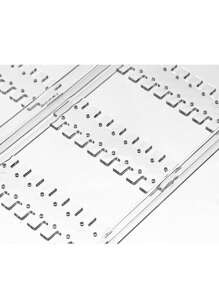 1入組塑膠首飾類收納現代透明首飾架 - 無色 - 查看 4
