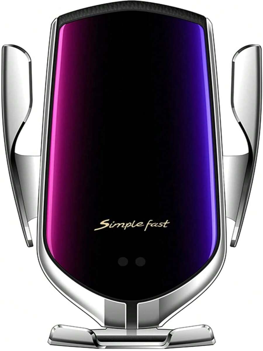 1 pieza Cargador inalámbrico cargador rápido - Negro - Ver 1