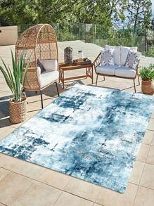 1入組紮染地毯現代主義滌綸臥室地毯適合家用 - 彩色 - 查看 5