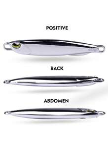 1 mồi câu cá thiết kế phản quang - Bạc - Xem 7