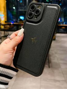 Airplane Pattern Phone Case - Black - View 3