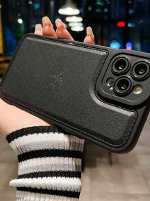 Airplane Pattern Phone Case - Black - View 4