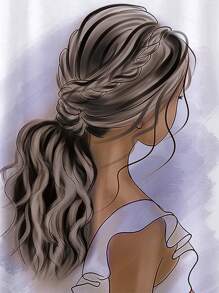 SHEIN LUNE Áo thun nữ Con số Giải trí - trắng - Xem 5