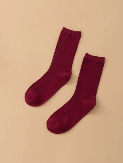 1 Pair Women's Casual/Business Crew Socks, Versatile Socks Suitable For Everyday Wear, Outdoor Walking, And Travel, Fall Socks