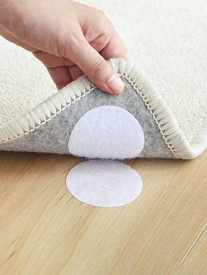 10pcs 6cm Round Self-Adhesive Hook And Loop Sofa Fastener