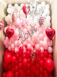 50 cái/bộ Bong Bóng Cao Su 5 Inch, Bóng Trang Trí Màu Trơn Cho Bữa Tiệc - Đỏ - Xem 8