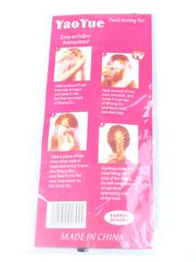 3pcs Women Wave Design Casual Hair Braiding Tool For Daily Life - Black - View 8