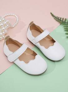 女孩荷葉邊甜美風和可愛戶外瑪麗珍鞋