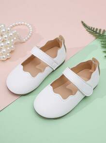 女孩荷葉邊甜美風和可愛戶外瑪麗珍鞋